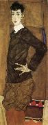 Egon Schiele Portrait of Erich Lederer oil painting